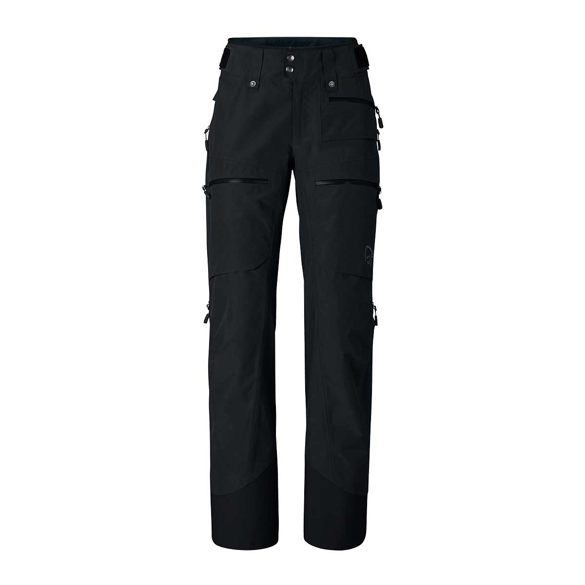 Norrona Lofoten GoreTex Insulated Pant Women's in Caviar Black